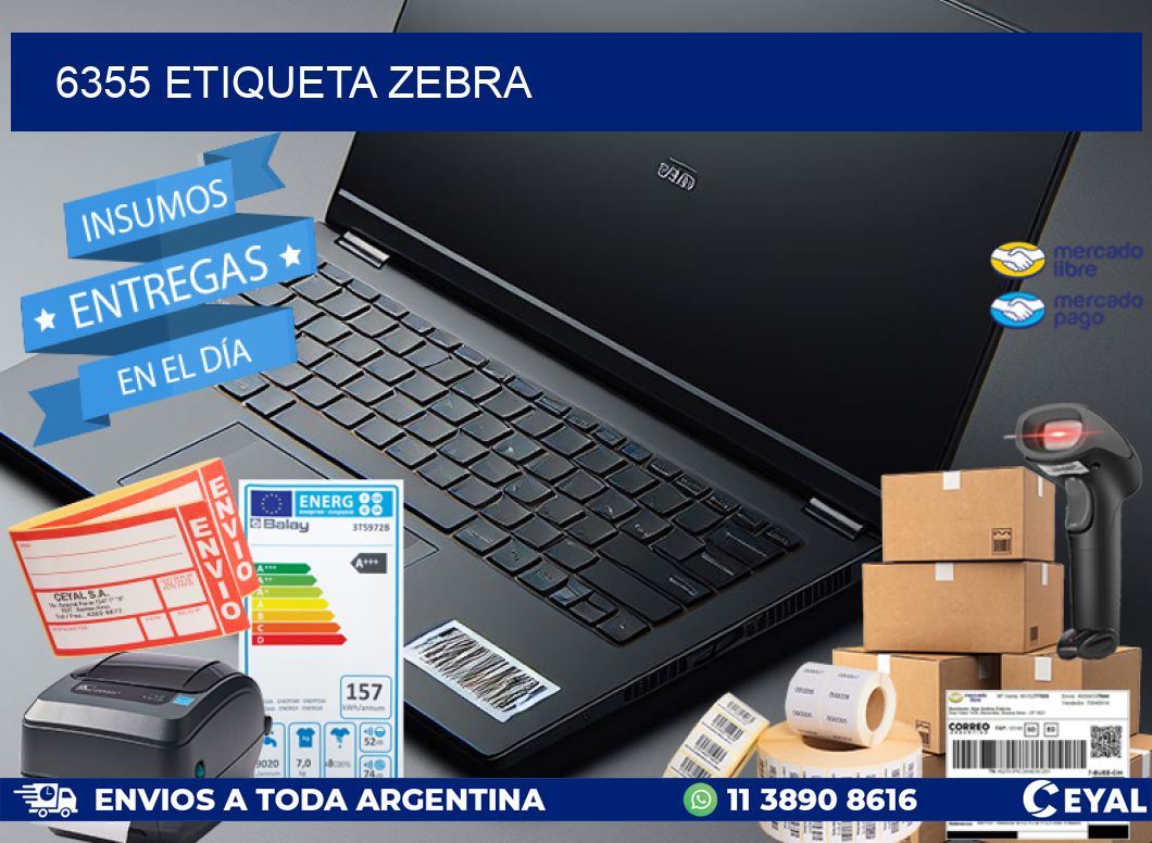 6355 etiqueta zebra