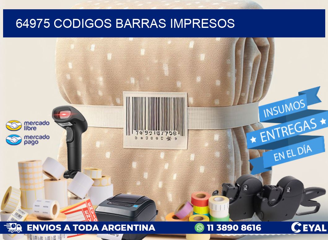 64975 CODIGOS BARRAS IMPRESOS