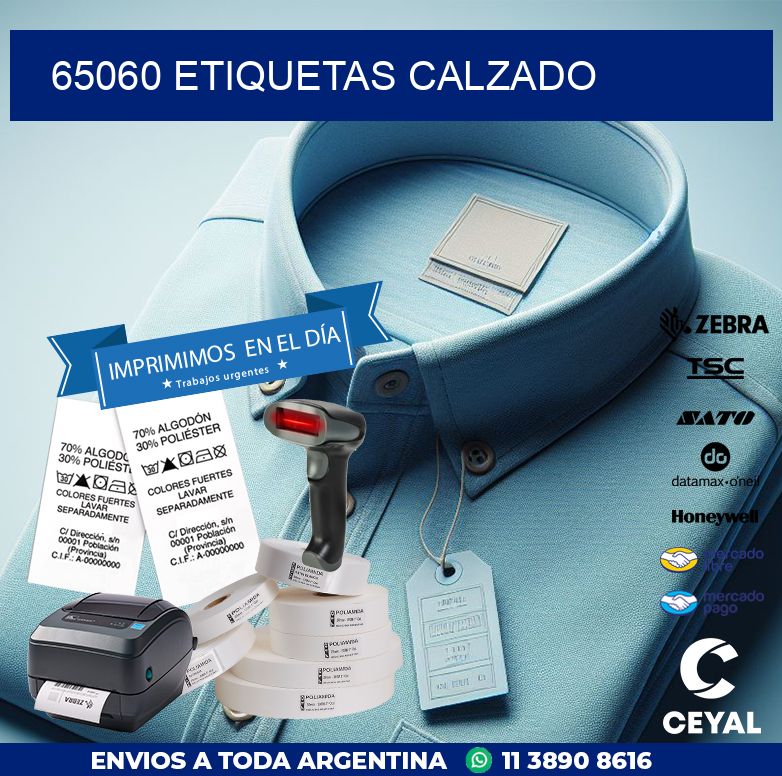 65060 ETIQUETAS CALZADO