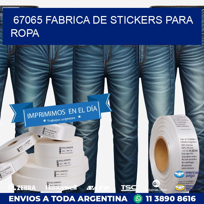 67065 FABRICA DE STICKERS PARA ROPA