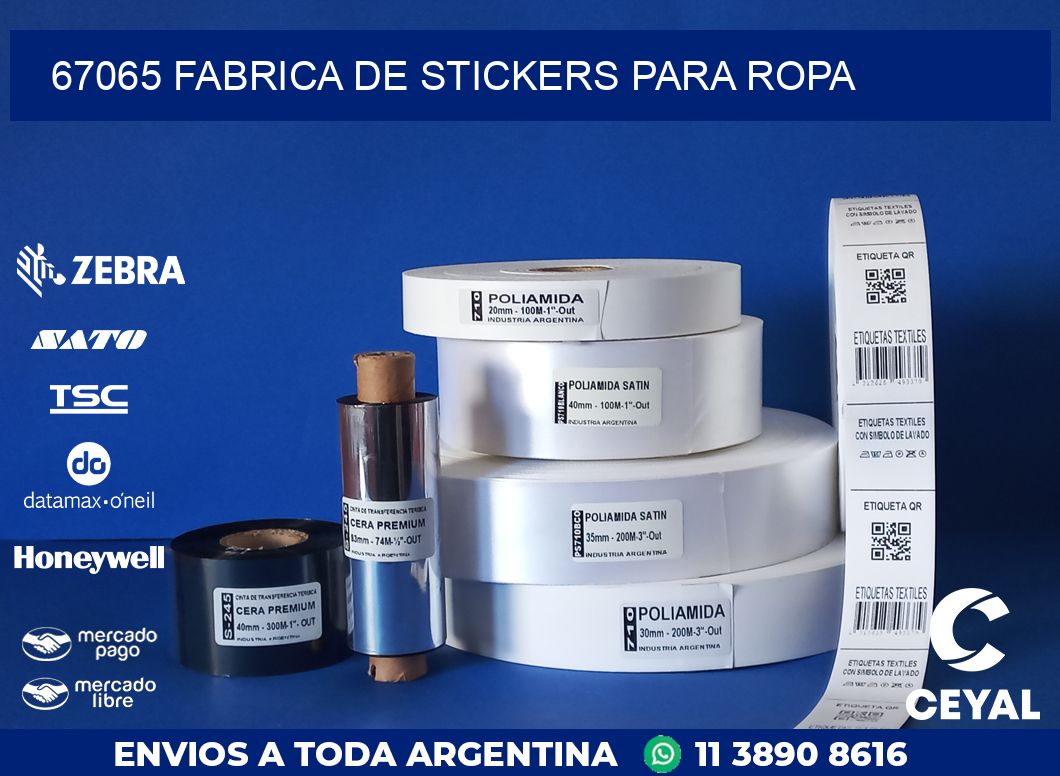 67065 FABRICA DE STICKERS PARA ROPA