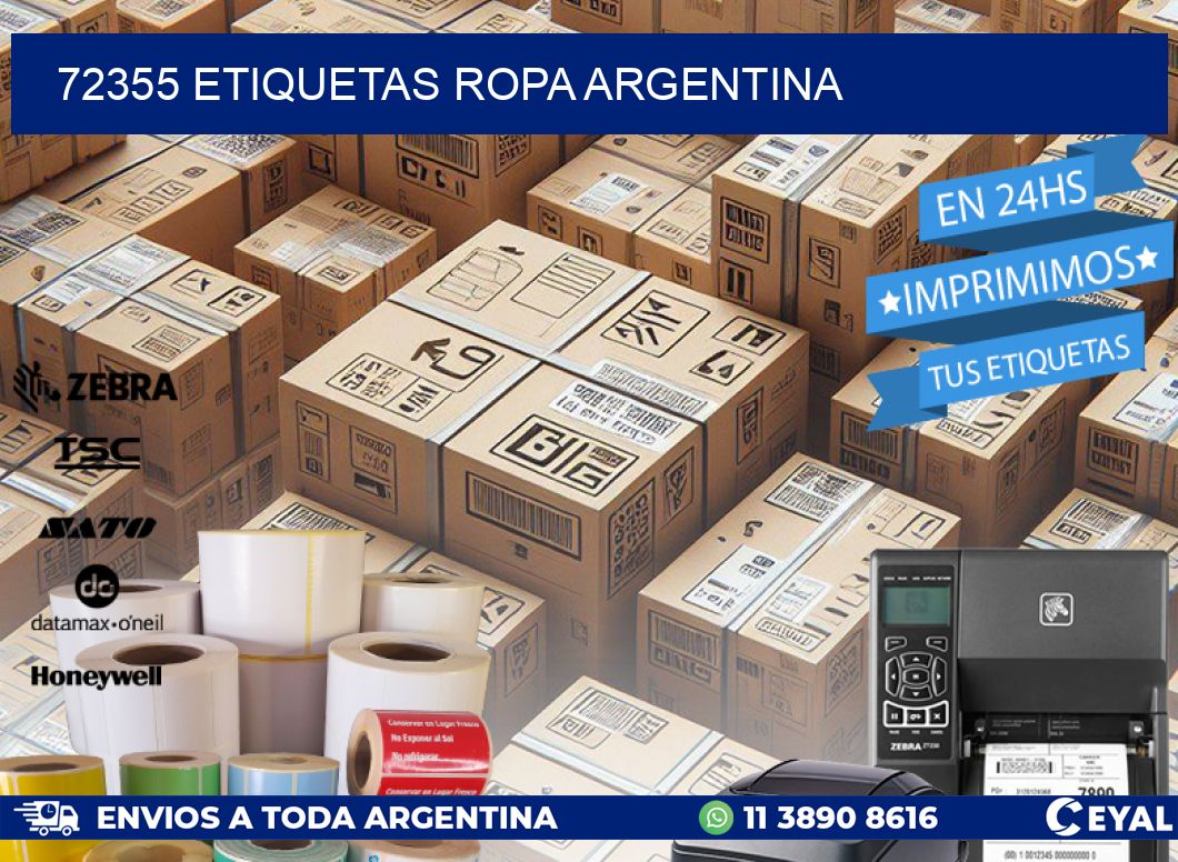 72355 ETIQUETAS ROPA ARGENTINA