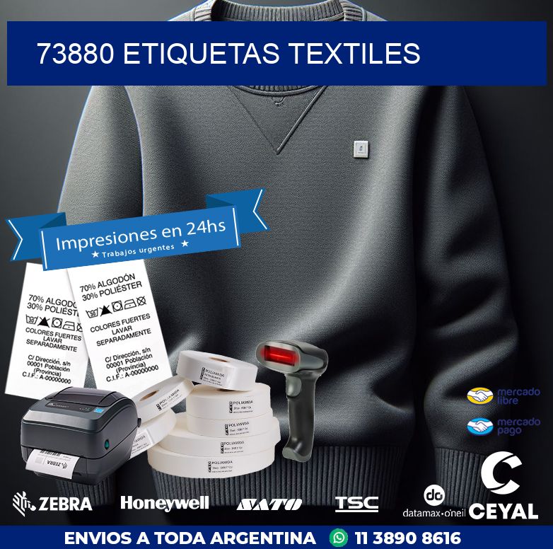 73880 ETIQUETAS TEXTILES