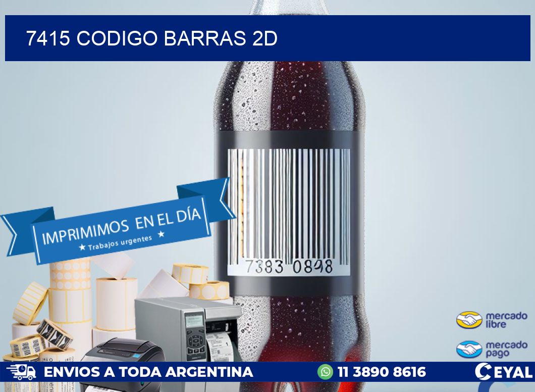 7415 CODIGO BARRAS 2D