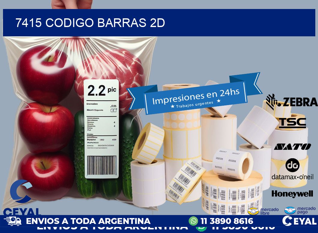 7415 CODIGO BARRAS 2D