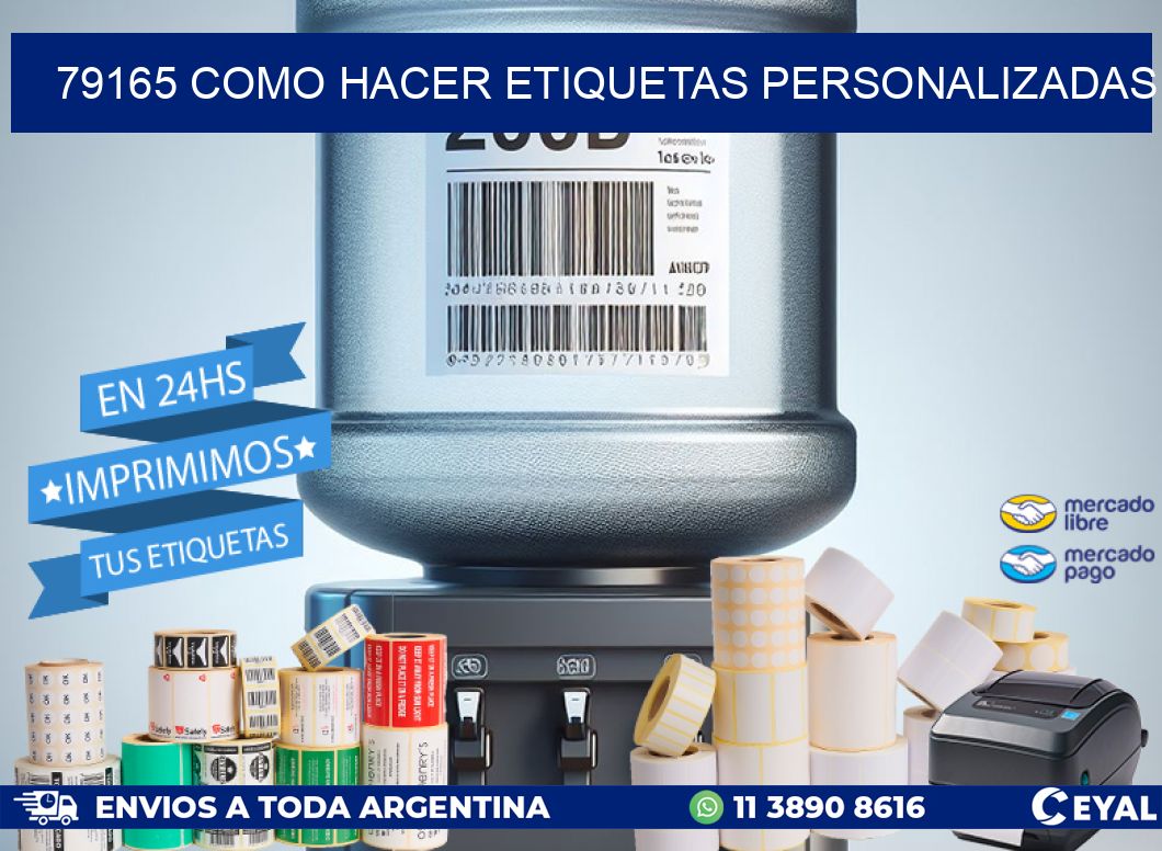 79165 como hacer etiquetas personalizadas