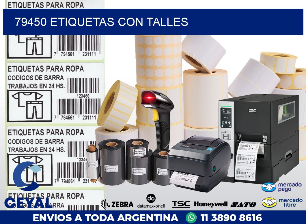 79450 ETIQUETAS CON TALLES