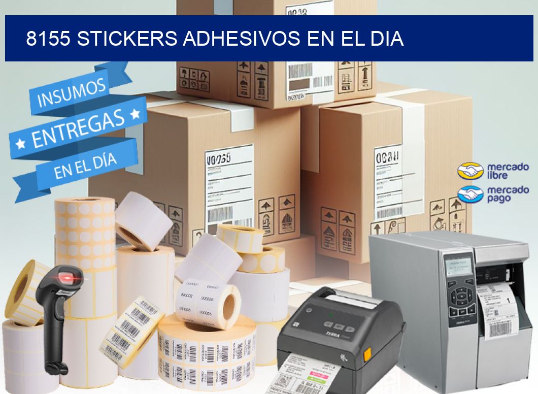 8155 stickers adhesivos en el dia