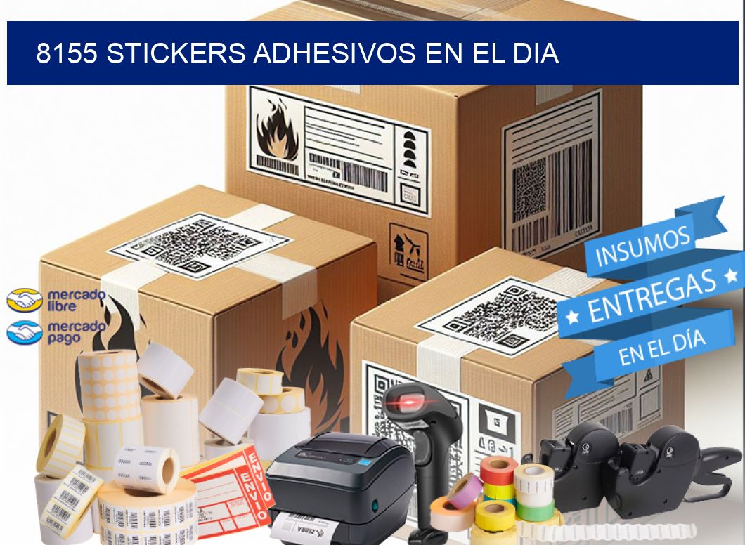 8155 stickers adhesivos en el dia