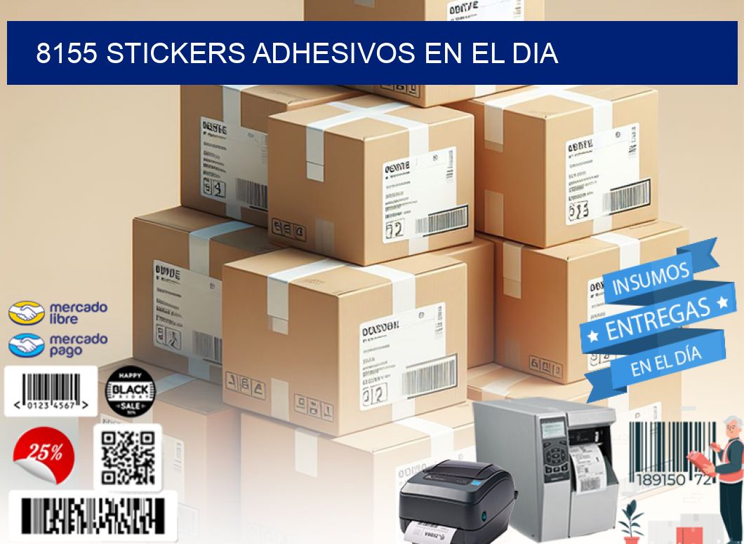 8155 stickers adhesivos en el dia