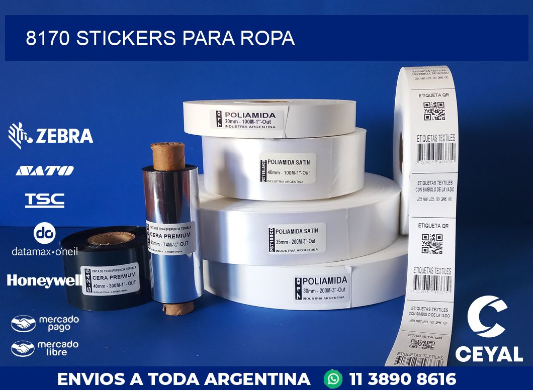 8170 STICKERS PARA ROPA