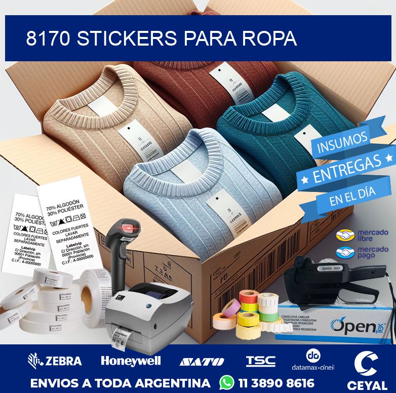 8170 STICKERS PARA ROPA