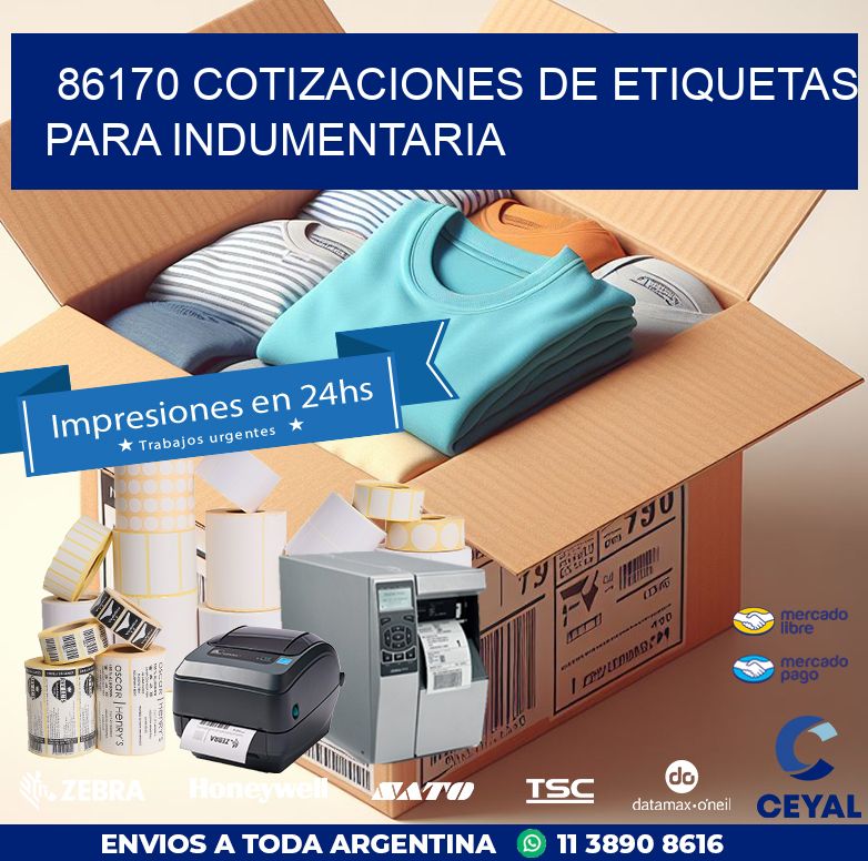 86170 COTIZACIONES DE ETIQUETAS PARA INDUMENTARIA