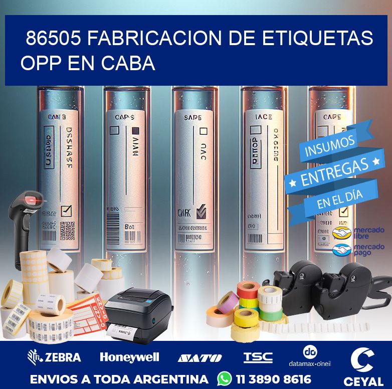 86505 FABRICACION DE ETIQUETAS OPP EN CABA