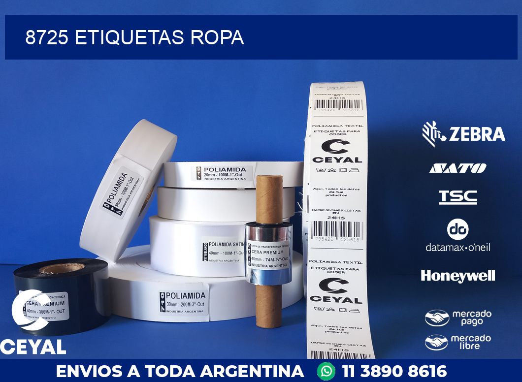 8725 ETIQUETAS ROPA