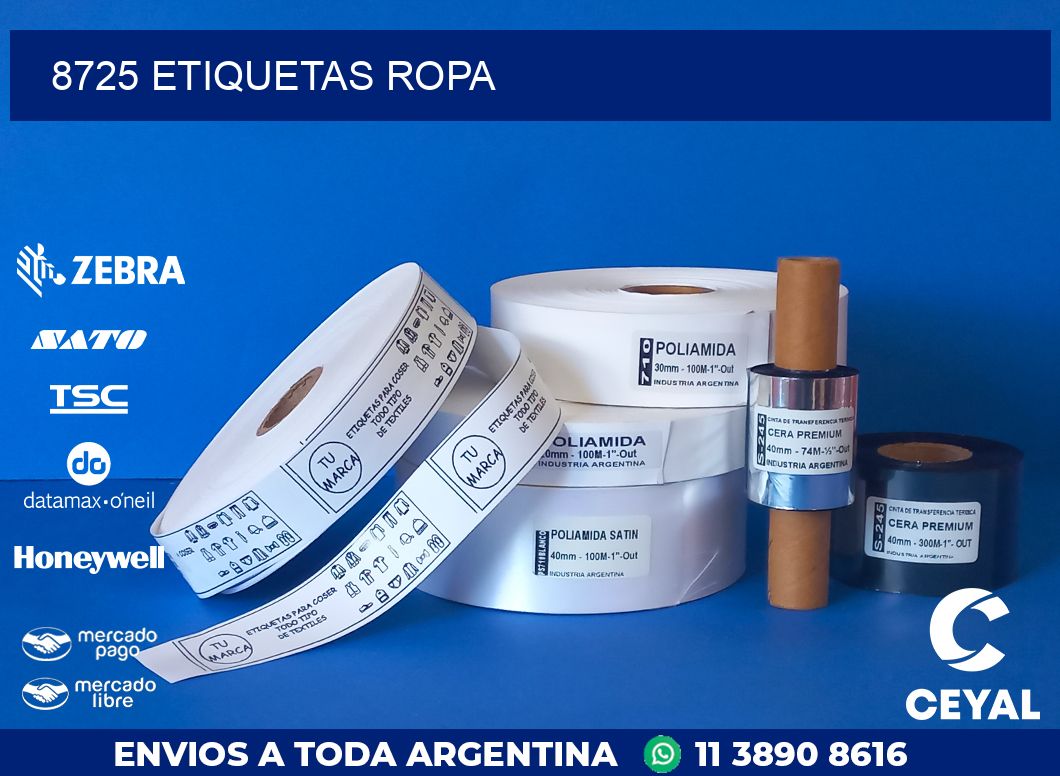 8725 ETIQUETAS ROPA