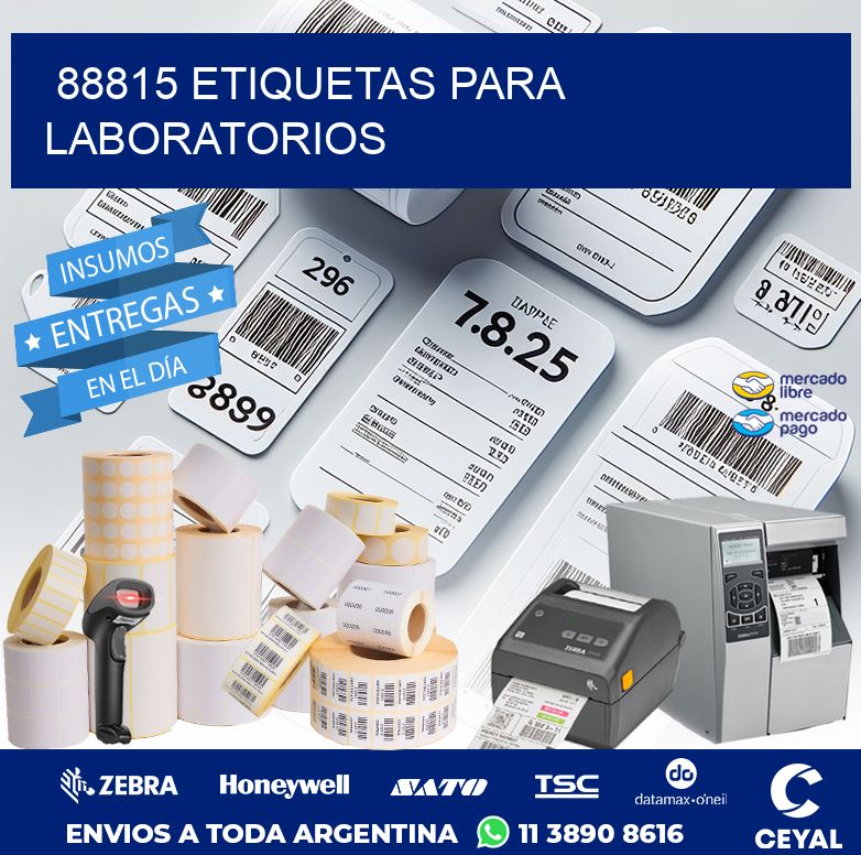 88815 ETIQUETAS PARA LABORATORIOS