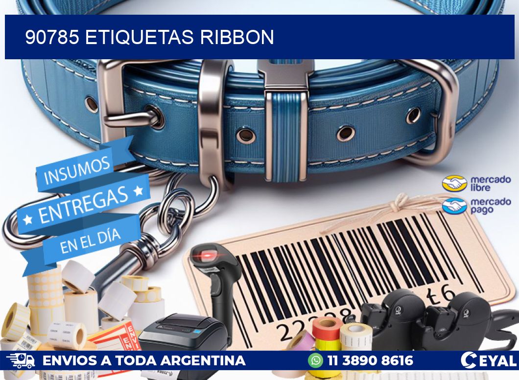 90785 ETIQUETAS RIBBON