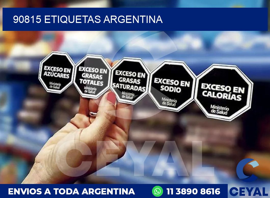 90815 ETIQUETAS ARGENTINA