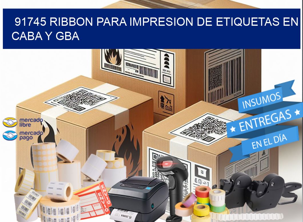 91745 RIBBON PARA IMPRESION DE ETIQUETAS EN CABA Y GBA