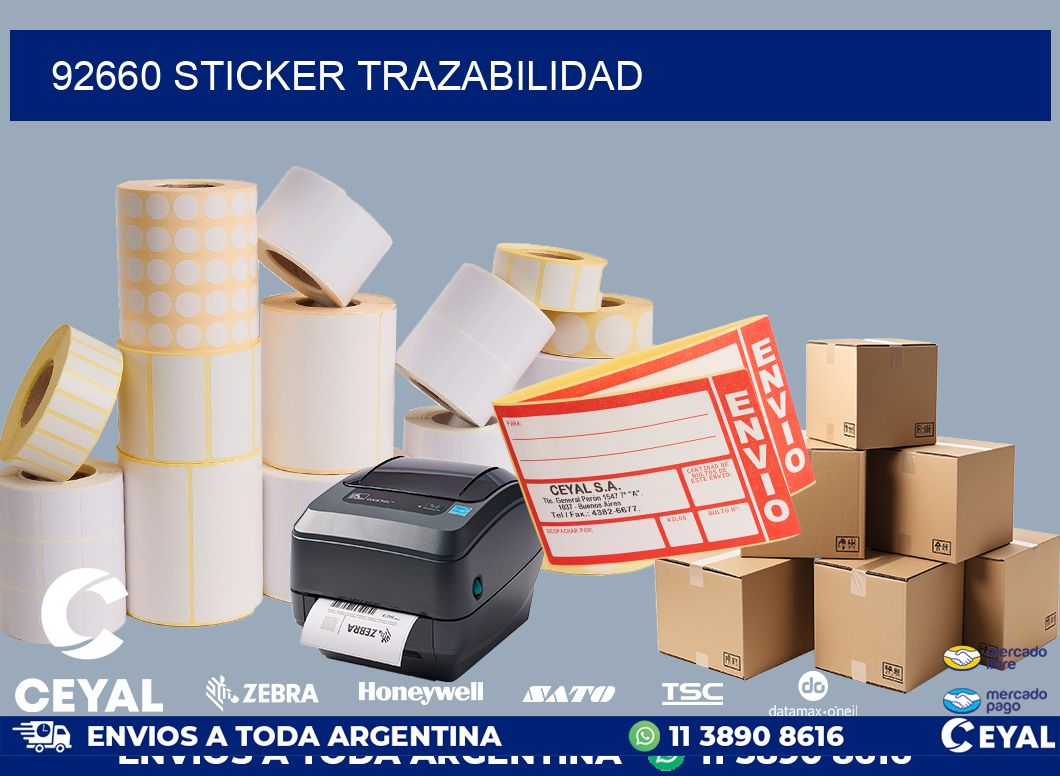 92660 STICKER TRAZABILIDAD