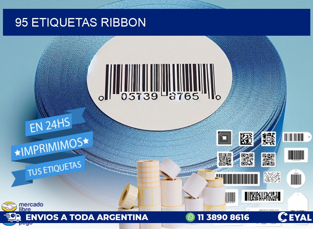 95 ETIQUETAS RIBBON