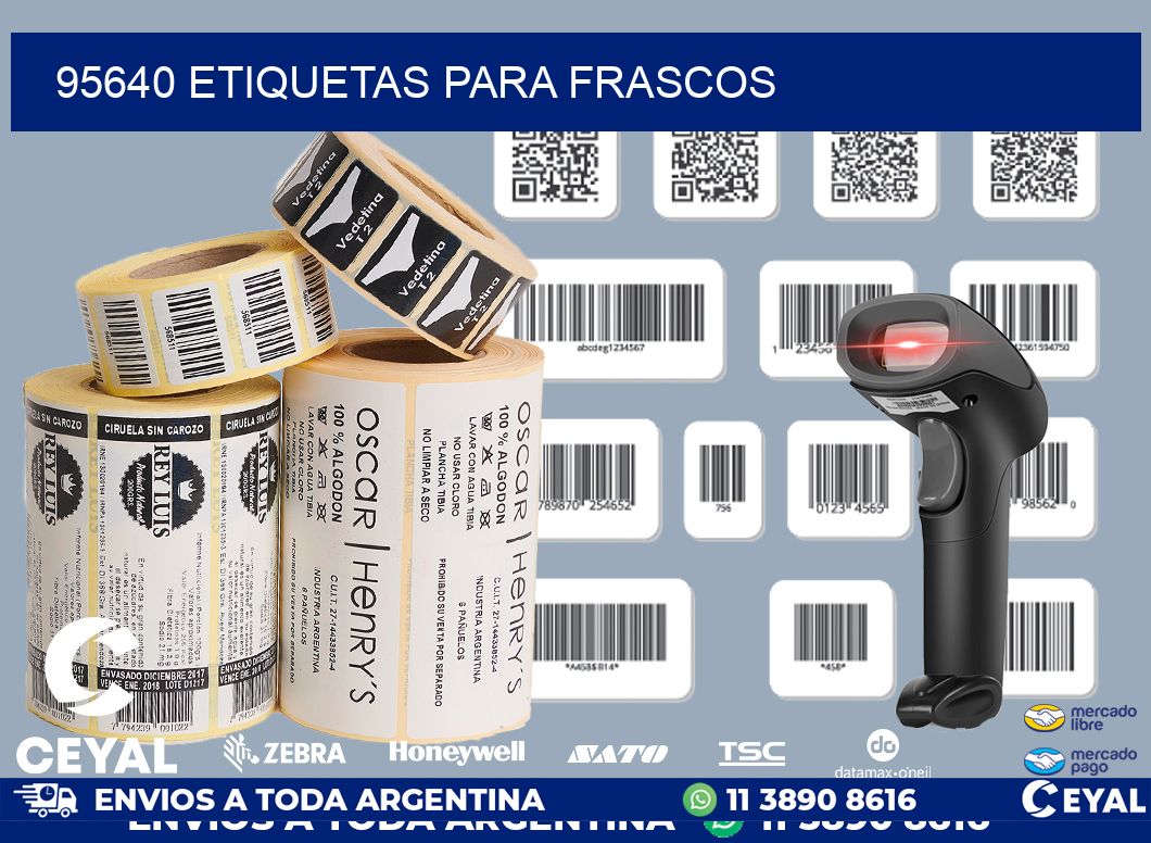 95640 ETIQUETAS PARA FRASCOS