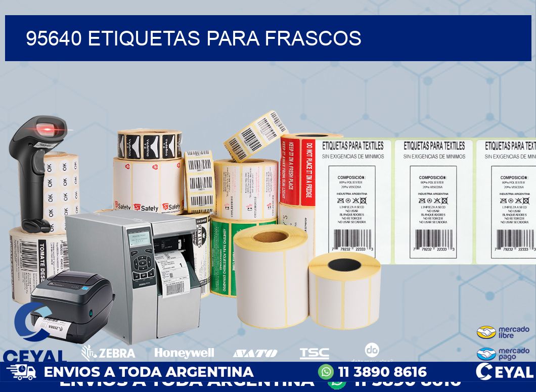 95640 ETIQUETAS PARA FRASCOS