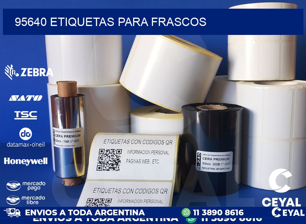 95640 ETIQUETAS PARA FRASCOS