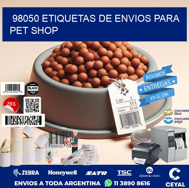 98050 ETIQUETAS DE ENVIOS PARA PET SHOP