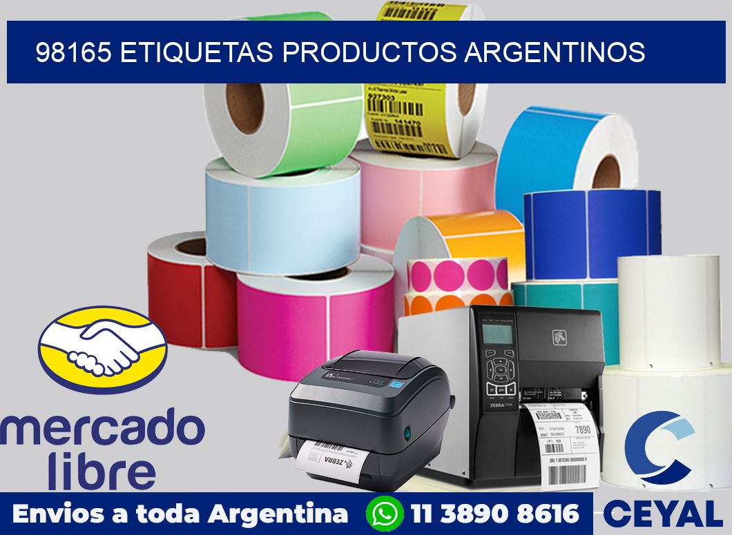 98165 Etiquetas productos argentinos