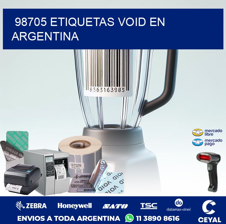 98705 ETIQUETAS VOID EN ARGENTINA
