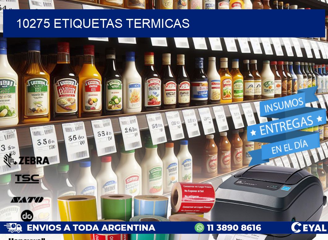 10275 ETIQUETAS TERMICAS
