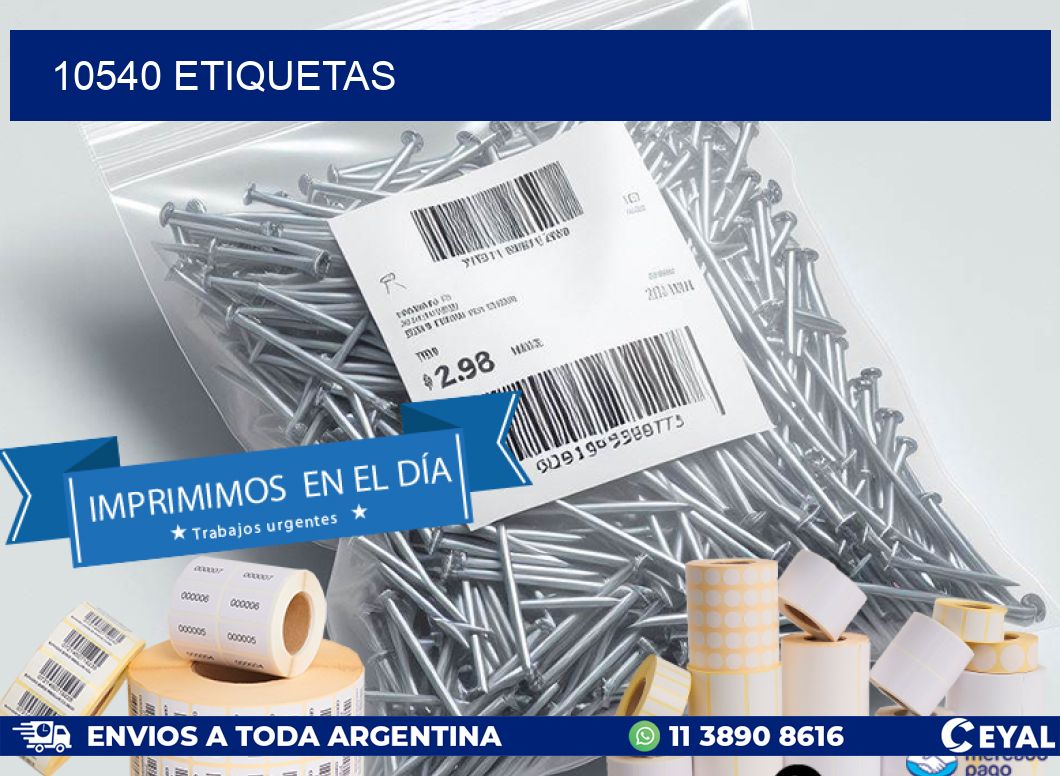10540 ETIQUETAS