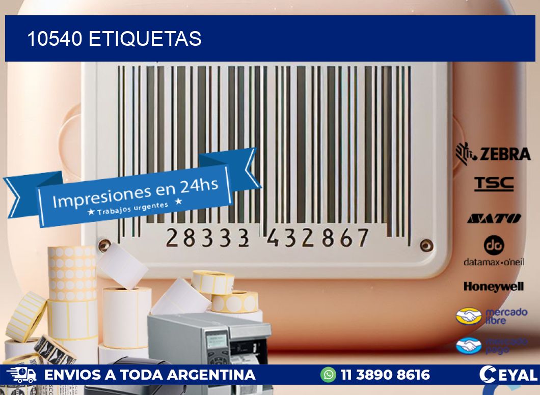 10540 ETIQUETAS