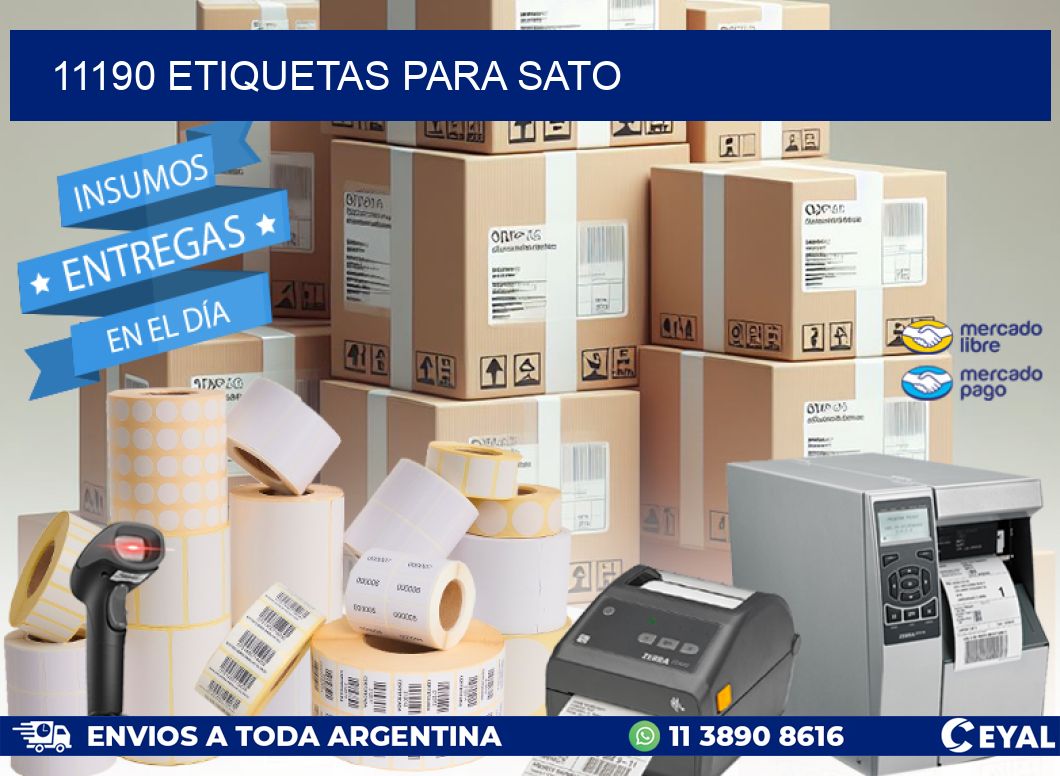 11190 ETIQUETAS PARA SATO