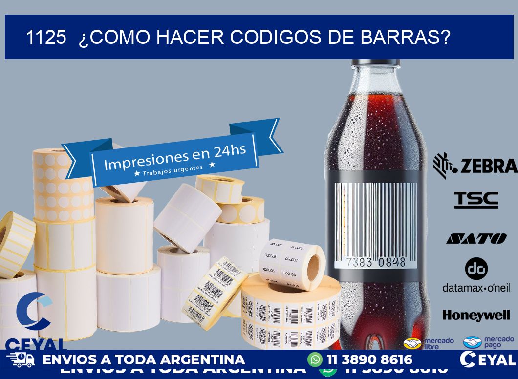 1125  ¿COMO HACER CODIGOS DE BARRAS?
