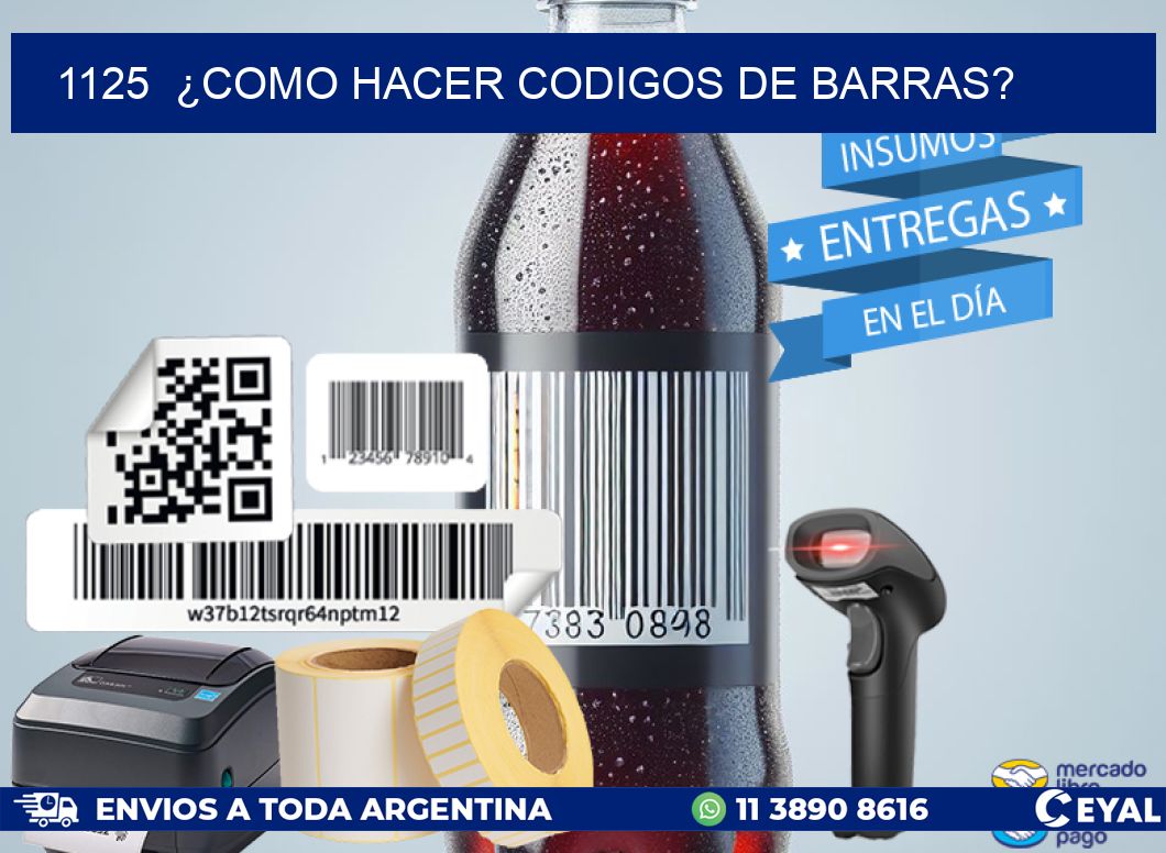 1125  ¿COMO HACER CODIGOS DE BARRAS?