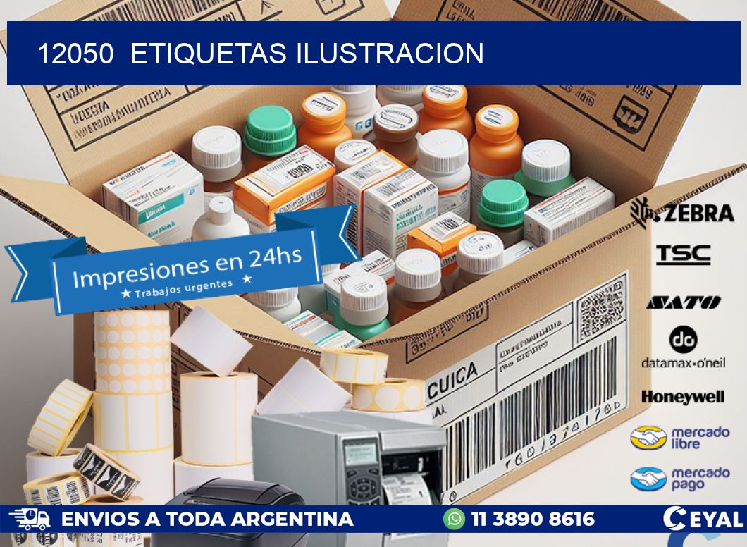 12050  ETIQUETAS ILUSTRACION