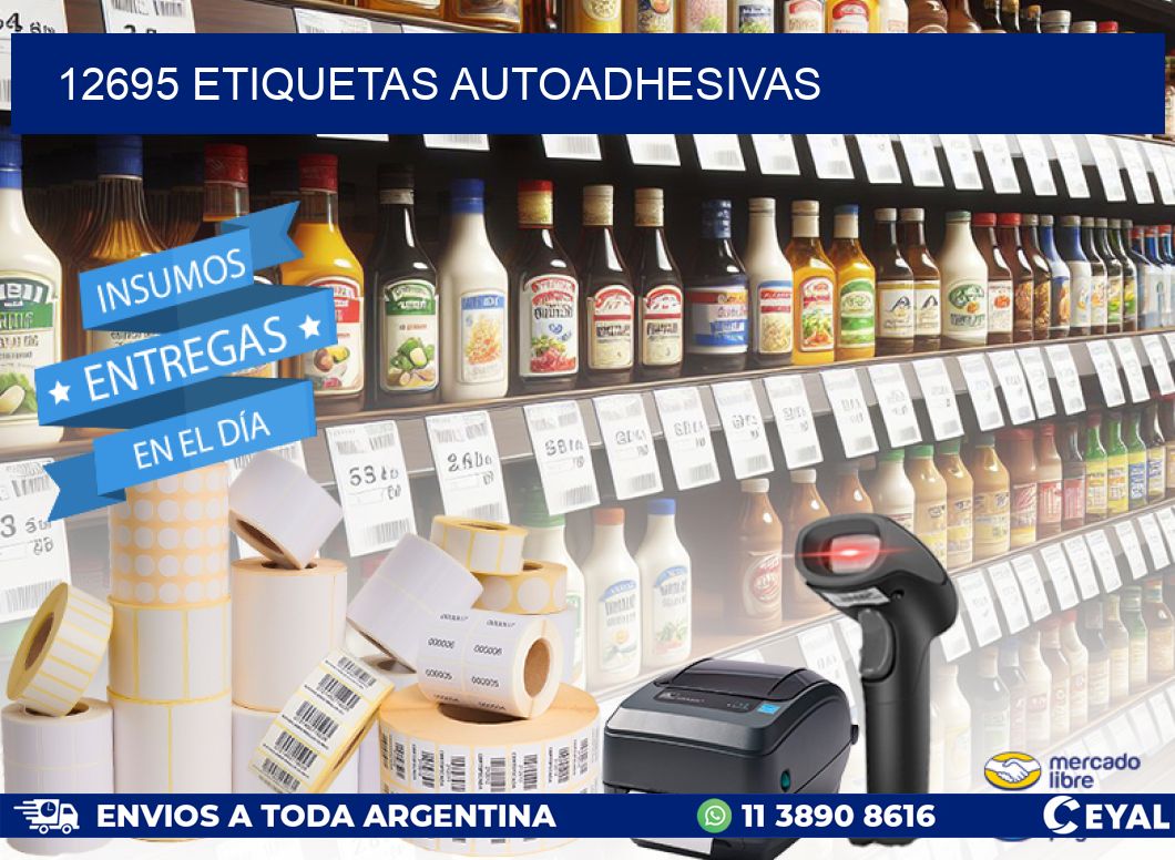 12695 ETIQUETAS AUTOADHESIVAS