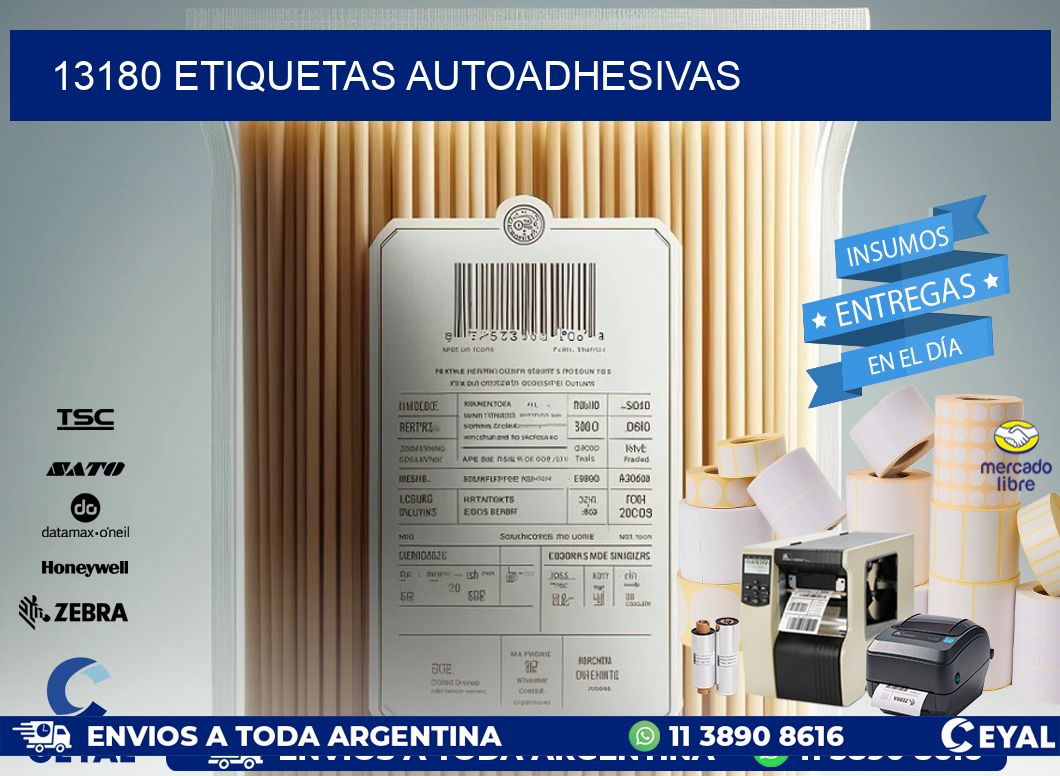 13180 ETIQUETAS AUTOADHESIVAS