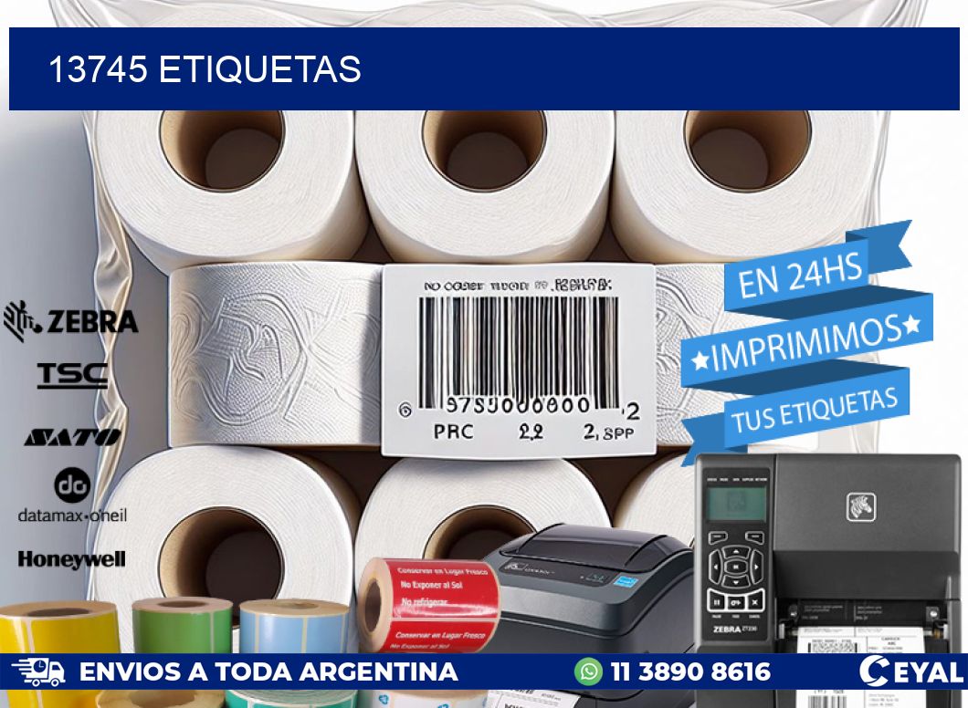 13745 ETIQUETAS