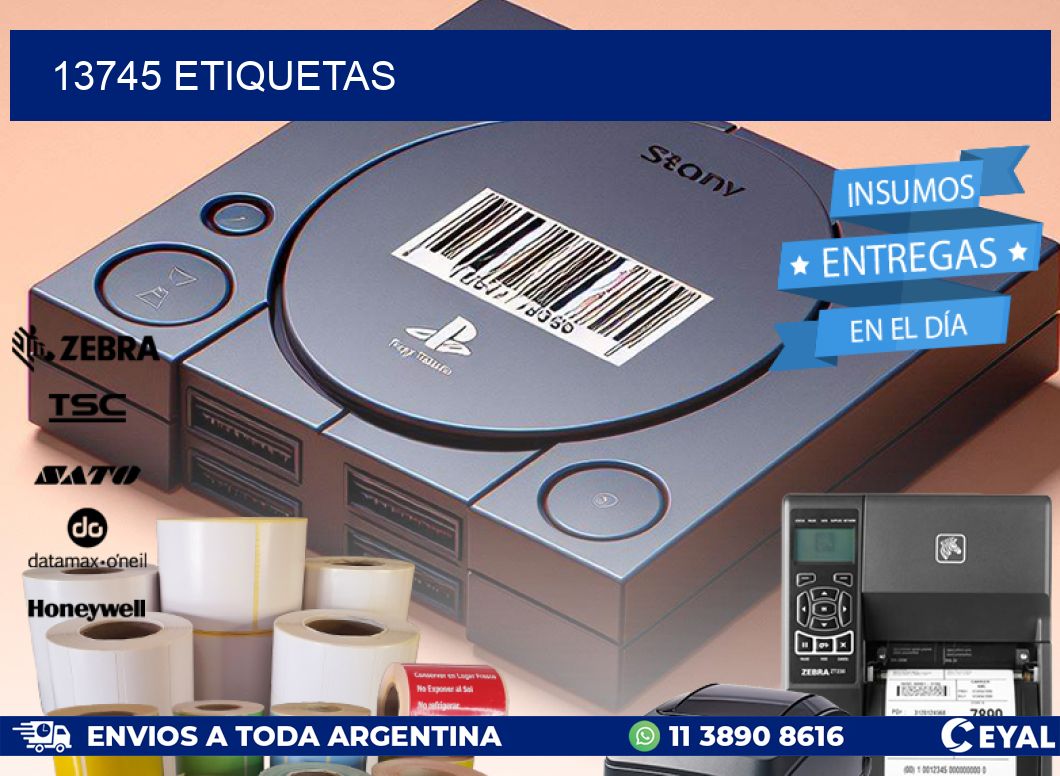 13745 ETIQUETAS
