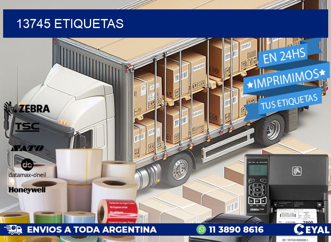 13745 ETIQUETAS