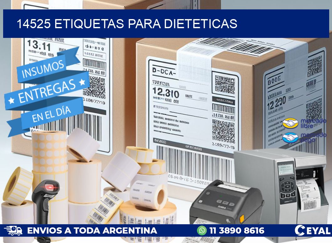 14525 ETIQUETAS PARA DIETETICAS