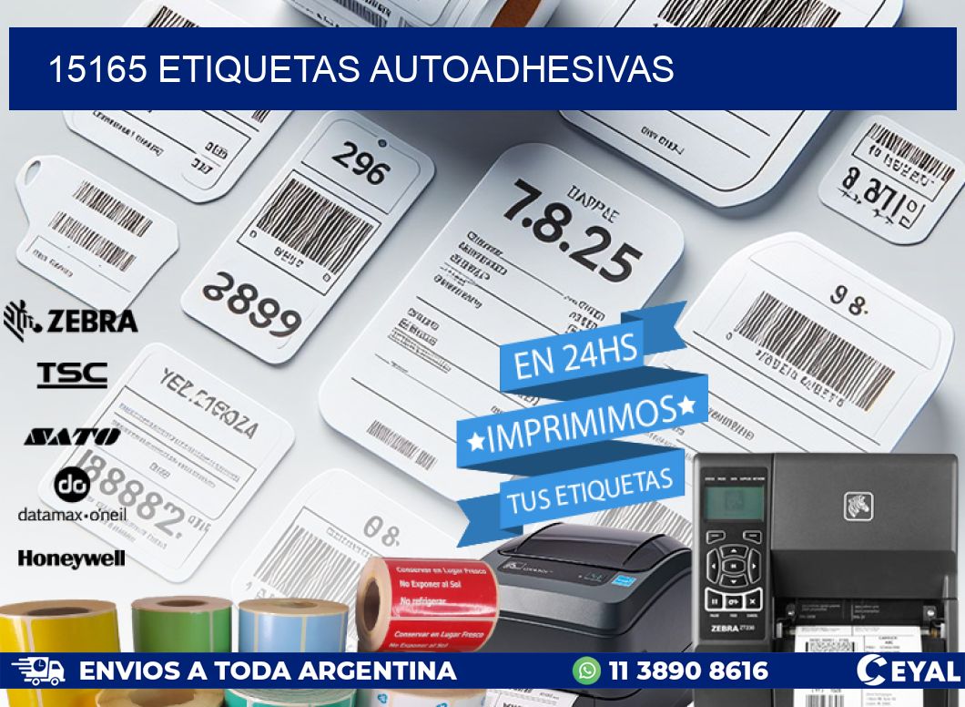 15165 ETIQUETAS AUTOADHESIVAS