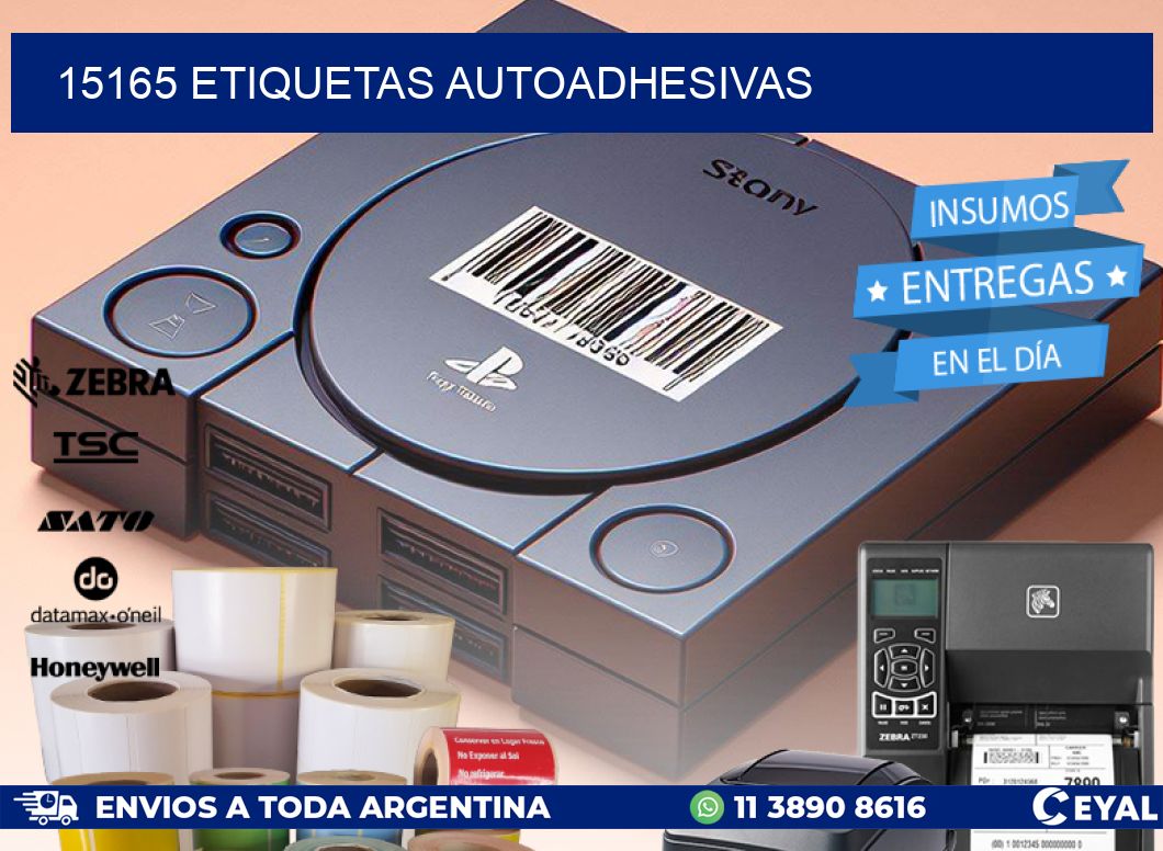 15165 ETIQUETAS AUTOADHESIVAS
