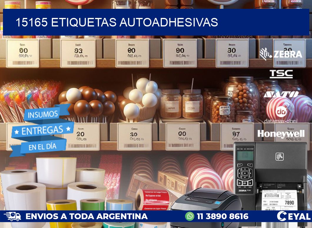 15165 ETIQUETAS AUTOADHESIVAS