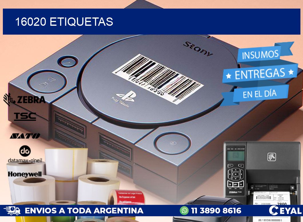 16020 ETIQUETAS