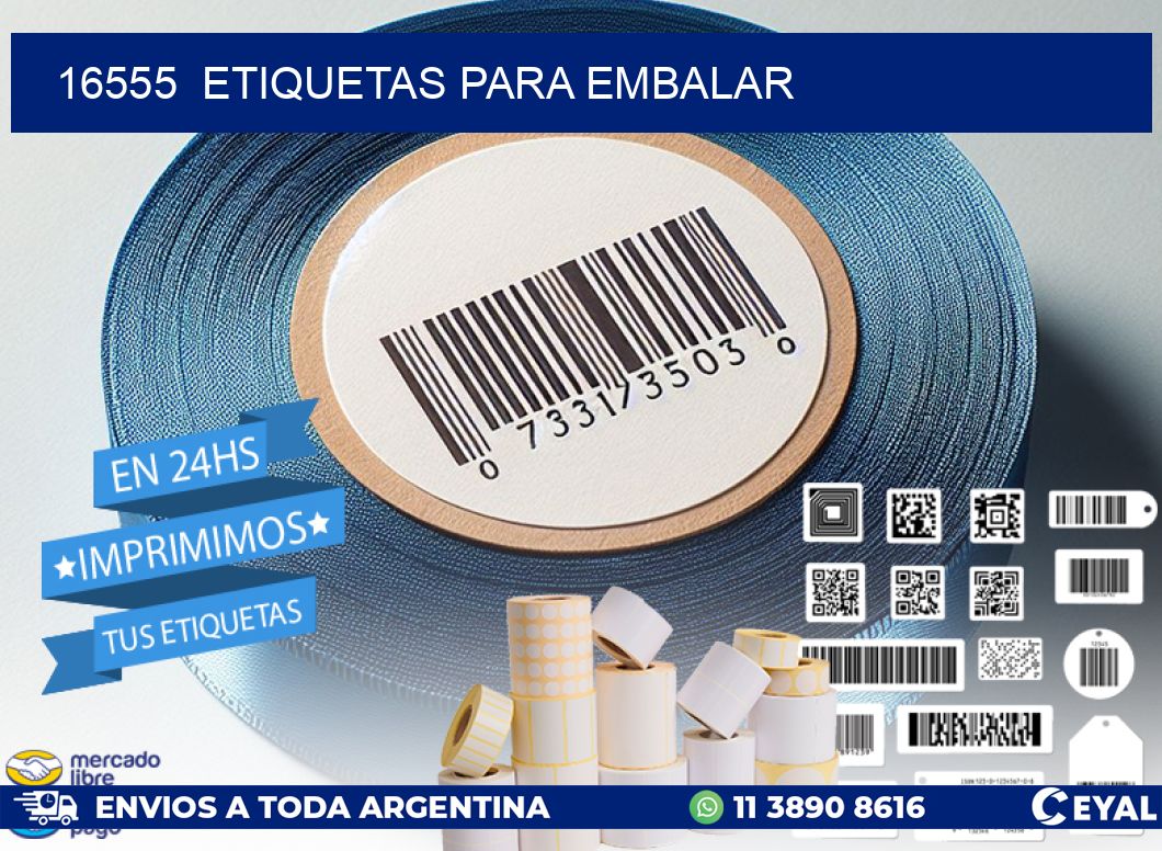 16555  ETIQUETAS PARA EMBALAR